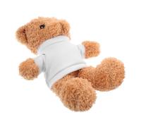 HAMPPLIES Peluche Ours Mignon avec T-Shirt Vierge pour Shower Anniversaire Noël Doux Et Câlin pour Garçon Fille Et