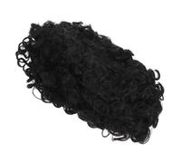 HAMPPLIES Perruque Courte Afro Bou Noire pour Femmes Résistante Chaleur Coiffure Légère et Confortable Adaptée Cosplay et Fêtes