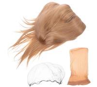 HAMPPLIES Perruque Lace Front Synthétique Longue Droite Dorée pour Cosplay et Halloween Résistante Aux Nœuds avec Finition Mate Style Élégant pour Femmes