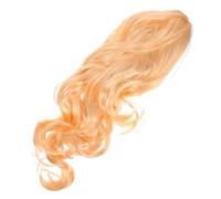 HAMPPLIES Perruque Longue Ondulée Bouclée Synthétique Blonde pour Cosplay Femme Style Princesse Fibres Souples Fête Halloween et Jeu de Rôle