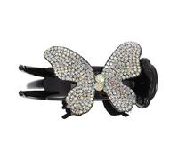 HAMPPLIES Pince à Cheveux Griffe Blanche Décorative pour Filles Accessoire Élégant Non Glissant pour de Mariage et Soirées