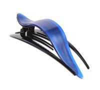 HAMPPLIES Pince à Cheveux Plates Françaises Grosse Taille Couleur Bleu Noble Pour Cheveux Fins Et Épais Maintien Ferme Usage Quotidien