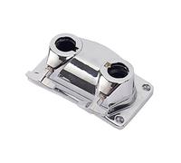 HAMPPLIES Plaque Double Trou Support de Tambour Accessoire Batterie et Robuste pour Kit de Percussion