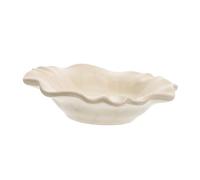 HAMPPLIES Plateau Porcelaine Beige pour Bol de Rangement pour Huiles Essentielles Support Décoratif pour Salon de Beauté et Maison