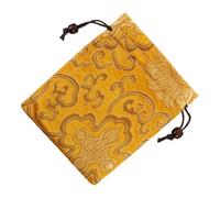 HAMPPLIES Pochette à Bijoux Traditionnelle Soie Chinoise avec Cordon de Serrage Sac de Rangement Élégant pour Bijoux et Souvenirs et Pratique pour Voyages et Usage Quotidien