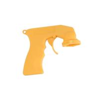 HAMPPLIES Poignée Pulvérisateur Aérosol Portable Plastique Ergonomique pour Peinture Automobile Fatigue Compatible Plupart des Bombes Aérosols Accessoire Pratique Jaune