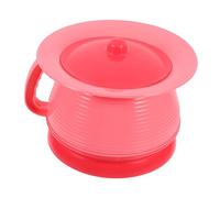HAMPPLIES Pot de Chambre Unisexe pour Garçon Fille et Adultes avec Couvercle Plastique et Résistant Aux Chocs Pot Portable avec Poignée Toilette Pratique et Facile à Nettoyer Isolant pour