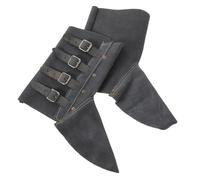 HAMPPLIES Protecteur de Pied pour Soudure Couvre Chaussures Ignifuge Chaleur Guêtres de Protection pour Jambe Adulte Protège Pied Soudage Bleu Foncé Facile à Enfiler
