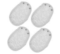 HAMPPLIES Rallonge de Body pour Bébé Lot de 4 en Coton Confortable pour Grenouillère Barboteuse Usage Rallonge à Pression pour Garçon et Fille