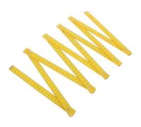 HAMPPLIES Règle Pliante Bois de Bouleau Mètres Double Face avec Graduation Métrique Précise Pliable et Compacte pour Menuiserie Construction et Usage Scolaire