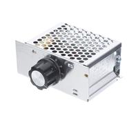 HAMPPLIES Régulateur de Tension pour Moteur Ac avec Contrôleur de Vitesse Électronique Variateur de Puissance avec Fusible et Boîtier de Protection Adapté Aux Moteurs Dc Industriels et