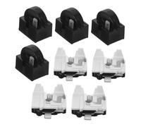 HAMPPLIES Relais de Démarrage Compresseur Réfrigérateur Ptc Protecteur Surcharge Thermique, Protection Surchauffe, Kit 4 Pièces, Compatible Congélateur et Mini-frigo, Usage Domestique