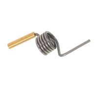 HAMPPLIES Ressort de Porte de Réfrigérateur Étanchéité Renforcée Installation Facile 2pcs en Acier Inoxydable Argenté, Cadre à Charnière Verticale pour Porte de Réfrigérateur