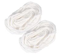 HAMPPLIES Rouleaux de Coton pour Maquillage et Soins Peau 2 Pièces 200g Doux Coton Naturel Jetable Usage Salon Coiffure Manucure Permanente