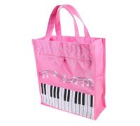 HAMPPLIES Sac de Musique Imperméable à Capacité Pochette de Rangement Portable pour Partitions Sac à Main Multifonction Rose pour Accessoires Instrument Protection Eau