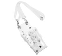 HAMPPLIES Sac Transparent pour Outils de Coiffure avec Ceinture Pochette Ciseaux Coiffure Portable pour Coiffeurs Rangement Multi Outils Cheveux Pratique et Visible