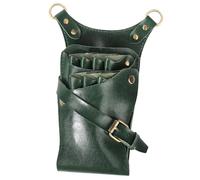 HAMPPLIES Sacoche Coiffeur PU Imperméable avec Multi-compartiments pour Ciseaux et Accessoires de Salon Pochette Ceinture Pratique pour Outils de Coiffure