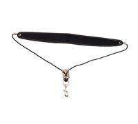 HAMPPLIES Sangle Saxophone Alto Rembourrée PU avec Mousqueton Métal Harnais de Cou Réglable pour Sax Ténor et Soprano Support Confortable pour Performances