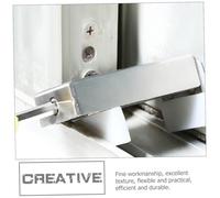 HAMPPLIES Sécurité Fenêtre Garçon Fille Verrou Coulissant Acier Inoxydable Verrou de Protection pour Portes et Fenêtres Coulissantes Prévention Ouverture Accidentelle Ventilation Sécurisée