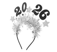 HAMPPLIES Serre-tête Étoiles pour Cheveux Bandeau Brillant de Fête Accessoire de Tête pour Veille de Noël