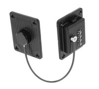 HAMPPLIES Serrure à Code Sans Perçage 4 Chiffres Pour Sécurité Garçon Et Filles, Verrou De Porte Et Tiroir Pour Réfrigérateur, Congélateur Et Armoire, Couleur Noire, Protection Bébé Polyvalente