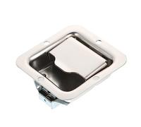 HAMPPLIES Serrure Acier Inoxydable pour Porte de Camping car Verrouillage Plat Encastré Loquet Incliné pour Remorque et Utilitaire Remplacement Serrure Coffre Outils