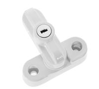 HAMPPLIES Serrure T Robuste pour Fenêtres et Portes Sécurité Renforcée Installation Facile avec Vis Blocage Effraction pour Baie Vitrée Coulissante et Fenêtres