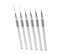 HAMPPLIES Set De Pinceaux De Nail Art Outils De Dessin Pour Avec Prise Confortable Pour De Création De Nail Art