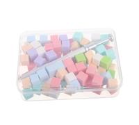 HAMPPLIES Set Éponges Ongles Mini Blocs Réutilisables avec Stylo Précis pour Nail Art Dégradé et Application Poudre Accessoires Manucure Pour Usage Salon et Domicile