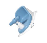 HAMPPLIES Siège de Bain Garçon Fille Antidérapant Bleu Siège de Portable PP Confortable et Sécurisé pour Né Adapté à Divers Design Ouvert pour Bain Complet
