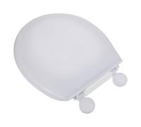 HAMPPLIES Siège de Toilette Rembourré Moelleux en Eva 40x34 Cm, Coussin Doux et Imperméable, Adapté aux Personnes Âgées et Handicapées, Confortable pour Salle de Bain Domestique Fermeture