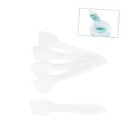 HAMPPLIES Spatule de Maquillage en Plastique Blanc 50pcs pour Application Confortable de Crème Visage et DIY Cosmétique pour Femmes et Filles
