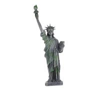 HAMPPLIES Statue De Figurine Décorative Liberté Petite Taille en Résine Solide, Ornement Américain pour Aquarium Et Bureau, Souvenir De New York Original, Décoration Miniature Unique