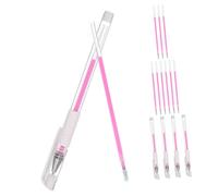 HAMPPLIES Stylo de Maquillage Tatouage Waterproof 15 Pièces Blanc et Rose pour Positionnement Sourcils Professionnel Usage Esthétique et Chirurgie