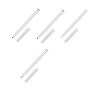HAMPPLIES Stylo Marqueur de Peau Blanc 4 Pcs pour Tatouage Sourcils et Piercing, Plastique Confortable et Étanche, Utilisation en Salon de Tatouage