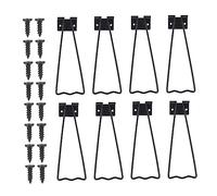 HAMPPLIES Support Arrière pour Cadre Photo Kit Supports avec Vis Robuste et Stable pour Exposition Dimages Noir Grand Format Accessoire de Fixation DIY