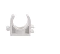 HAMPPLIES Support de Tuyaux en PVC Clips de Fixation pour Tuyaux de Drainage et Raccordement, Installation Simple et Rapide