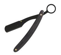 HAMPPLIES Support Rasoir Bois et Acier Inoxydable Pliable et Portable pour Rasage de Barbe Professionnel pour Barbiers et Usage Personnel