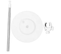 HAMPPLIES Support Sèche-cheveux Chien Rotatif Blanc Support Fixation Sèche-poils Sans Mains Rack Robuste pour Toilettage Animaux Maintien Stable pour Pulseur et Table Électrique