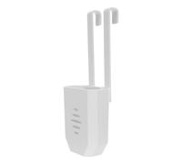 HAMPPLIES Support Suspendu pour Comprimés Nettoyants Wc, Porte-pastilles Blanc en Plastique Moulé, Accessoire pour Réservoir de Toilettes, pour Entretien Salle de Bain, Kit Nettoyage