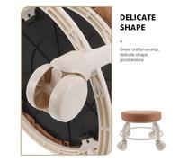 HAMPPLIES Tabouret De Pédicure Pivotant pour Spa Tabouret À roulettes pour Manucure 360° pour Salon De Fitness