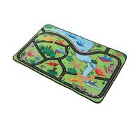 HAMPPLIES Tapis de Jeu Garçon Fille Antidérapant Motif Parc Dinosaure Tapis Sol pour Chambre Garçon Fille Éducatif Pliable