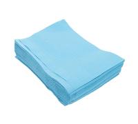 HAMPPLIES Tapis de Manucure Jetable 125 Pièces Format Standard Bleu Ciel Imperméable pour Salons de Beauté et Tables de Nail Art