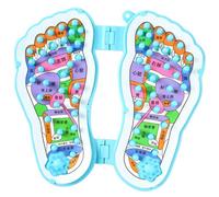 HAMPPLIES Tapis de Massage des Pieds Rectangulaire Picots D’Acupression Plaque de Massage pour Stimuler Circulation Sanguine Soulager Fatigue Plantaire Usage Bureau et Maison Matériau