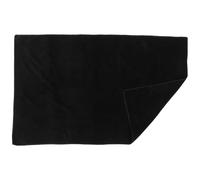 HAMPPLIES Tapis de Protection Rectangulaire Noir 50x80 Cm en Tissu Résistant, Housse de Coiffeuse Polyvalente et Facile à Nettoyer, Nappe de Maquillage pour Salon Beauté et Nail Art