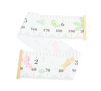 HAMPPLIES Toise Murale Garçon et Filles Tableau de Taille Garçon Fille, Matériel Sûr, Haute Résistance, Décoration Chambre Bébé, Mesure Précise Croissance, Courbe Évolutive Amovible