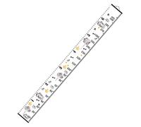 HAMPPLIES Toise Murale Garçon Fille Règle De Croissance Pour Garçon Fille Décoration Murale Créative Mesure De Hauteur Pratique Pour Chambre Garçon Fille