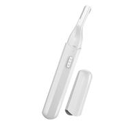 HAMPPLIES Tondeuse à Sourcils Électrique Portable Compacte Multifonction Sans Fil Unisexe Visage Nez Sourcils Usage Domestique Voyage Blanche