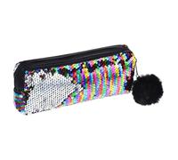 HAMPPLIES Trousse à Crayons Paillettes Mermaid Scintillante Pochette de Maquillage Petite pour Voyage Sac Organiseur de Bureau