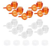 HAMPPLIES Tube de Gloss à Lèvres Vide en Nid D'abeille 5ml 10 Pièces Réutilisable et Léger en Abs pour Soin des Lèvres